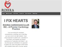 Tablet Screenshot of drrohra.com